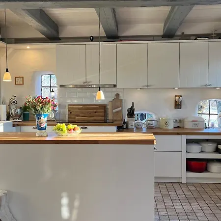 Apartment Reetdachhaus Warft Simmerdeis - Maisonettewohnung Oldenswort
