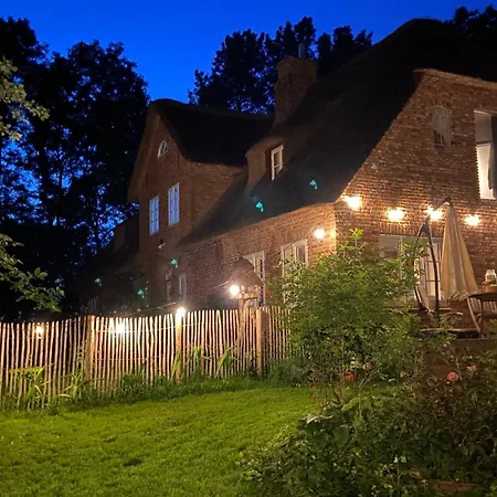 Reetdachhaus Warft Simmerdeis - Maisonettewohnung Appartamento