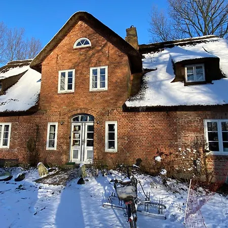 Reetdachhaus Warft Simmerdeis - Maisonettewohnung Oldenswort