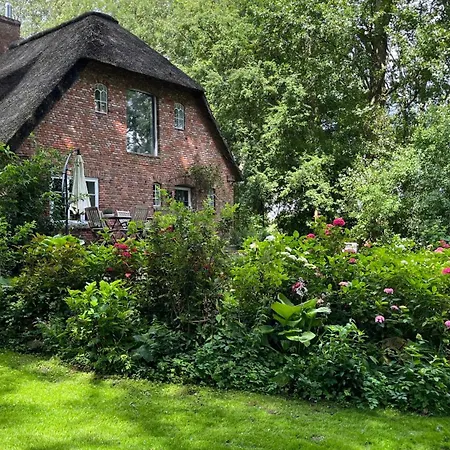 Reetdachhaus Warft Simmerdeis - Maisonettewohnung Apartment